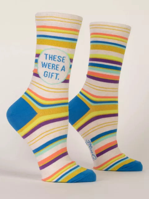 These Were a Gift - Women's Crew Socks