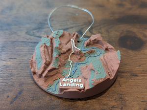 Angels Landing 3D Trail Ornament