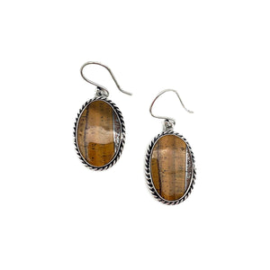 Kashi Semi-Precious Stone Large Earrings