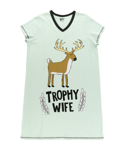 Trophy Wife V-Neck Nightshirt