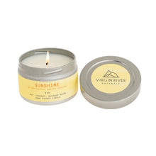 Sunshine Travel Tin Candle