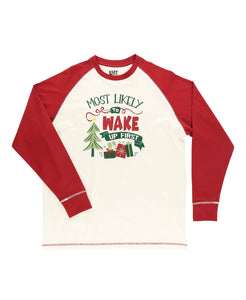 75% OFF SALE HOLIDAY Wake Up First Shirt