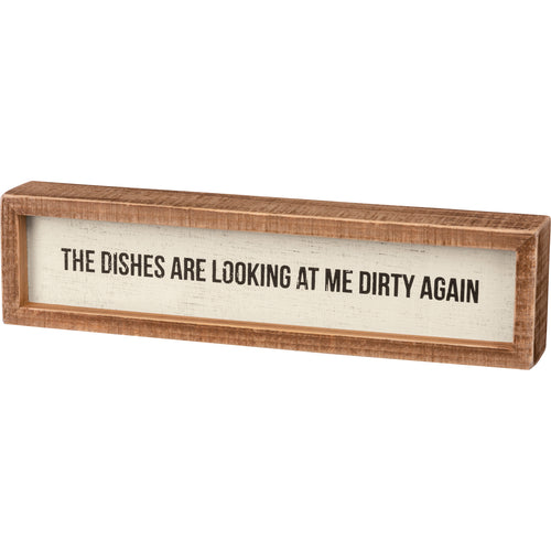 Dirty Again Wood Box Sign