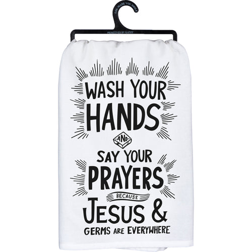 Jesus & Germs Kitchen Towel