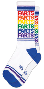 Rainbow FARTS - Gym Socks*