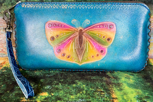 Butterfly X-Large Leather Wallet*
