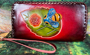 Bee X-Large Leather Wallet