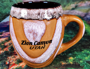 Drip Glaze Barrel Shape Zion Mug