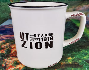 Distressed Zion Camp Mug