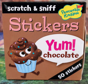 Peaceable Kingdom Chocolate Cupcake Scratch & Sniff Stickers STK135 –  Good's Store Online