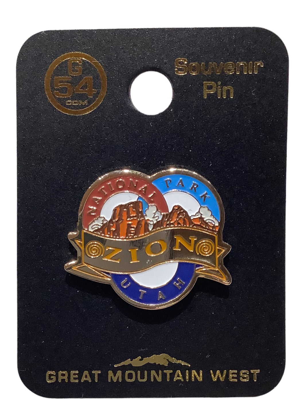 Zion Tri-Circle Souvenir Pin
