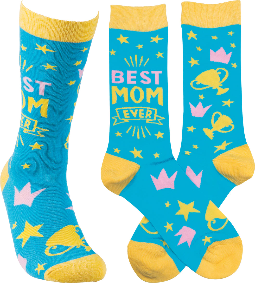 Best Mom Ever - Crew Socks
