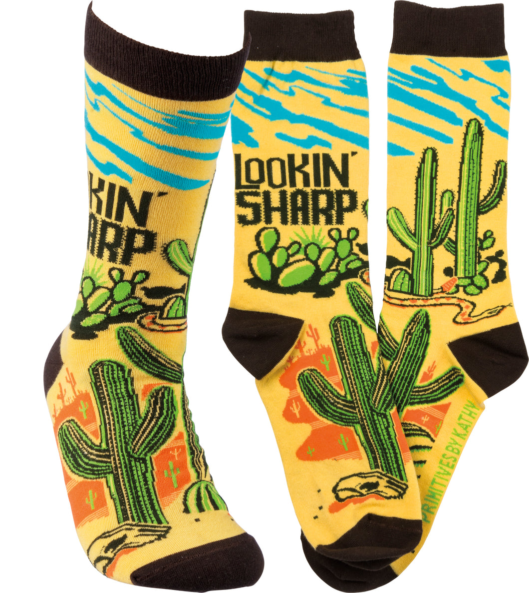Lookin' Sharp - Crew Socks