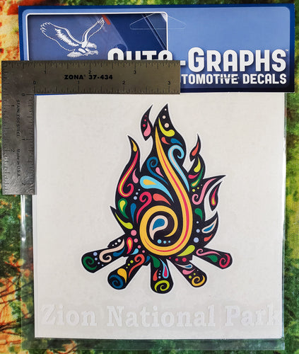 Camp Fire Sticker*