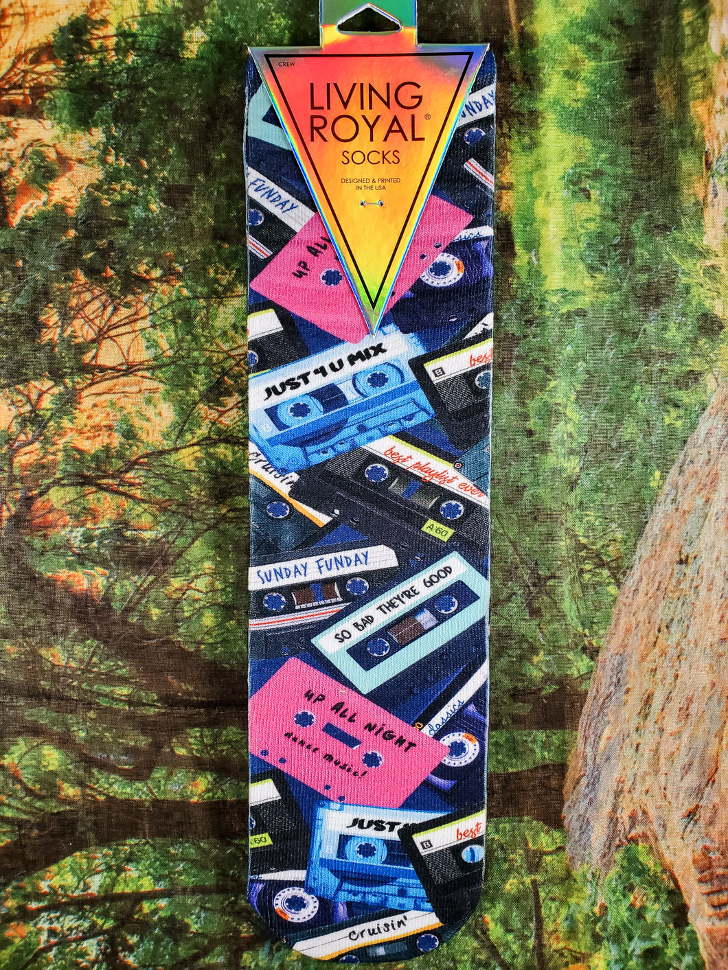 Cassette Tape - Crew Socks