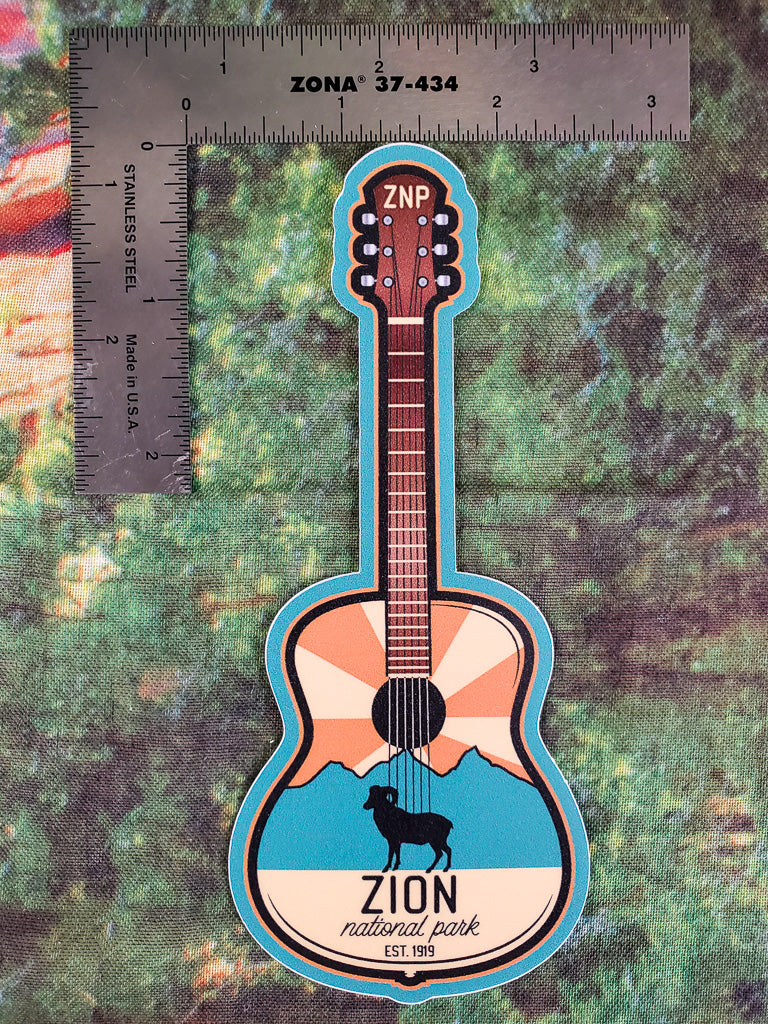 Park Guitar Sticker