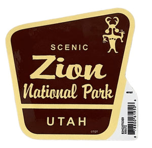 Scenic Zion Sign Sticker