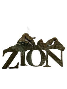 Zion Stainless Steel Ornament (multiple colors available)