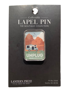 Unplug Souvenir Pin