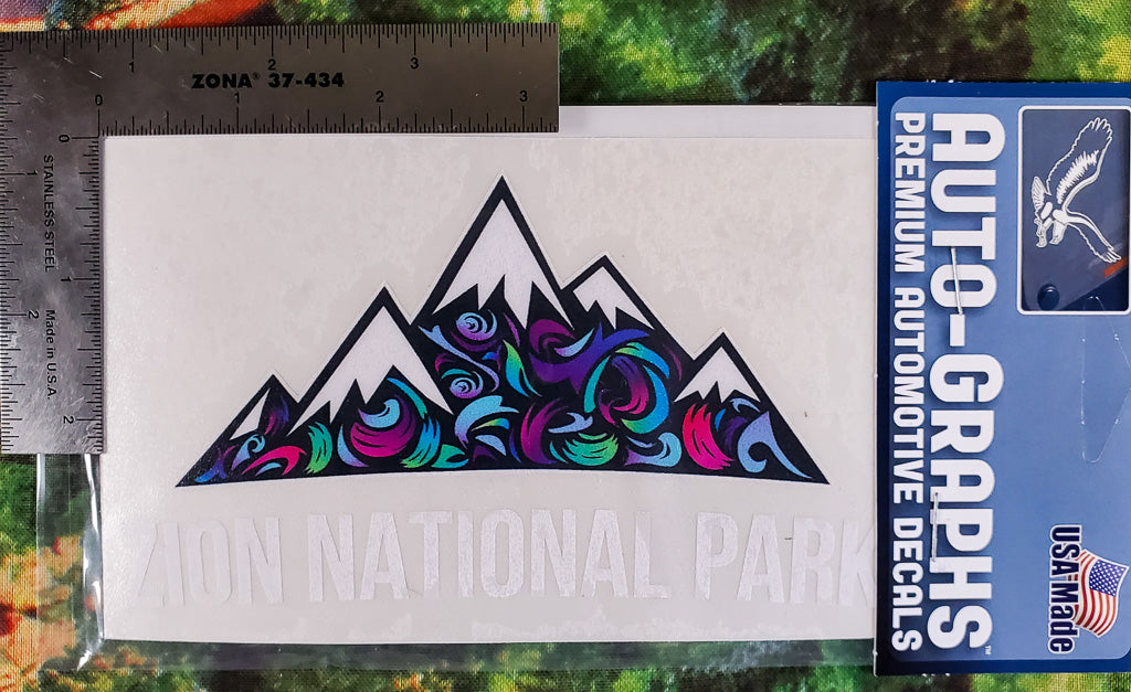 Snowy Mountains Sticker