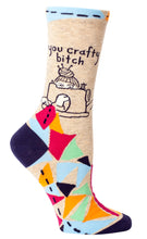 You Crafty B*tch - Women's Crew Socks