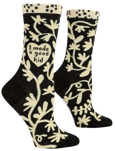 I Made a Good Kid - Women's Crew Socks