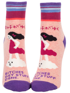 B*itches Get Stuff Done - Women's Ankle Socks