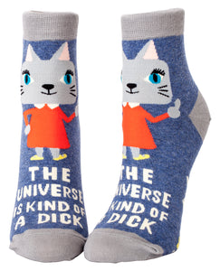 The Universe is Kind of a Dick - Women's Ankle Socks