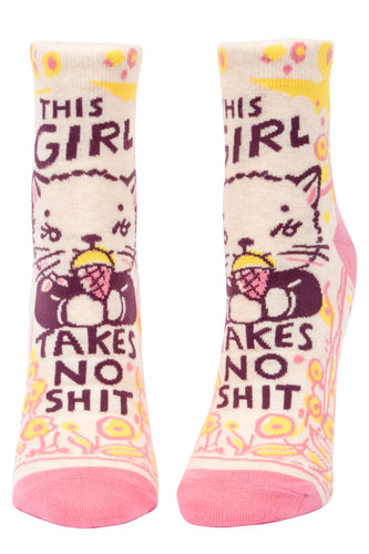 This Girl Takes No Shit - Women's Ankle Socks