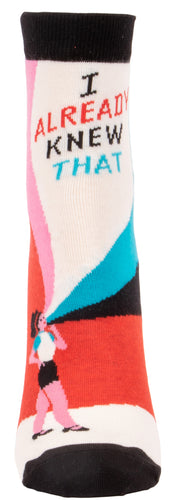 I Already Knew That - Women's Ankle Socks