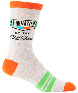 Ringmaster Of The Sh*t Show - Men's Crew Socks