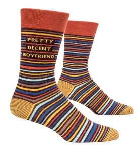 Pretty Decent Boyfriend - Men's Crew Socks