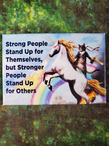 Strong People Stand Up - Magnet