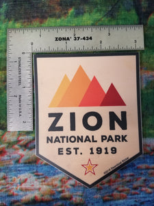 Vintage Mountains Sticker