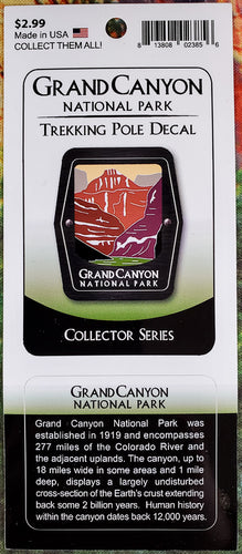 Grand Canyon Trekking Pole Decal