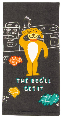 The Dog'll Get It Kitchen Towel
