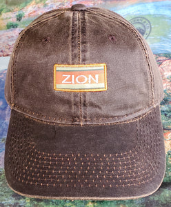 Zion Orange Patch Hat