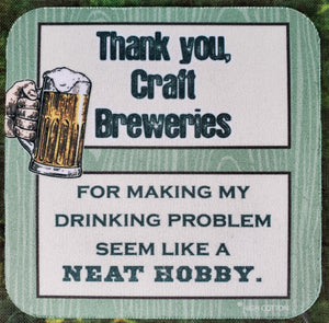 Craft Brewer Sassy Drink Coaster