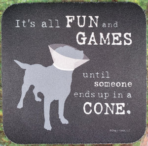 Fun & Games Sassy Drink Coaster