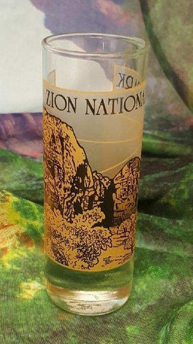 Gold on Gold Zion Cordial Shot Glass