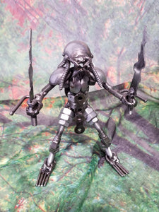 Predator Double-Sword Metal Art
