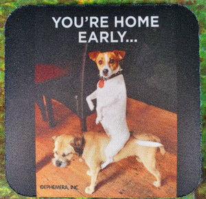 You're Home Early Sassy Drink Coaster*
