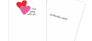 I Love Being With You Romance Card