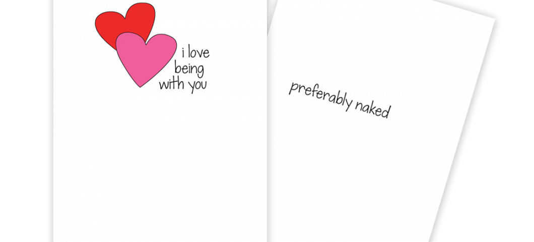 I Love Being With You Romance Card