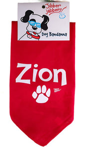 Dog Bandanna - Zion Paw Print
