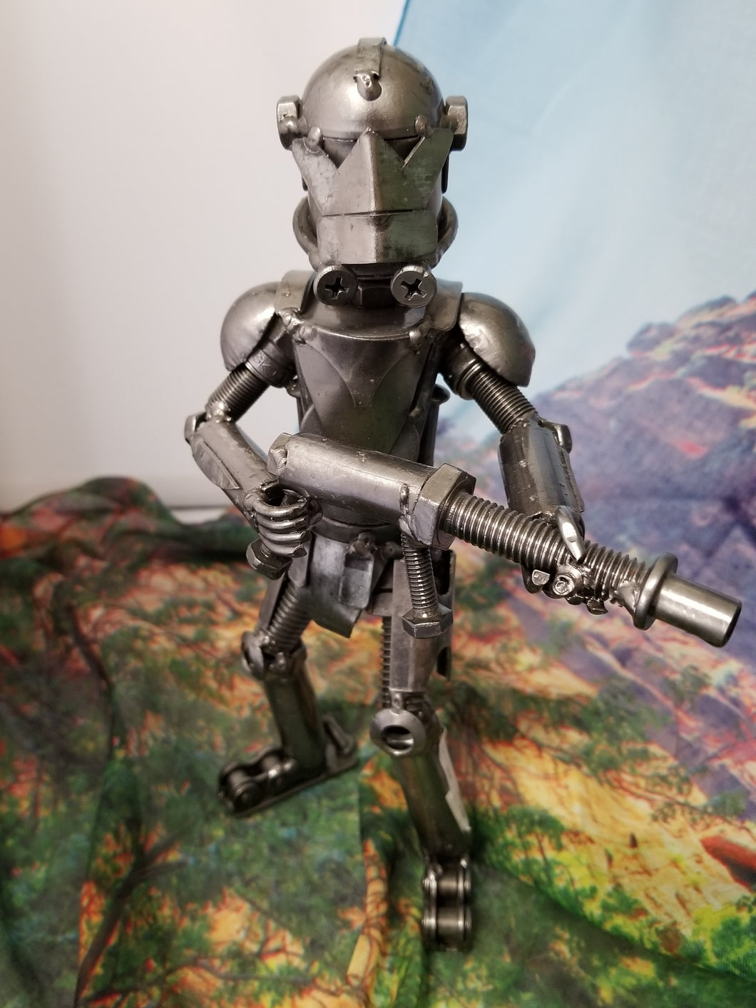 Space Trooper Metal Art