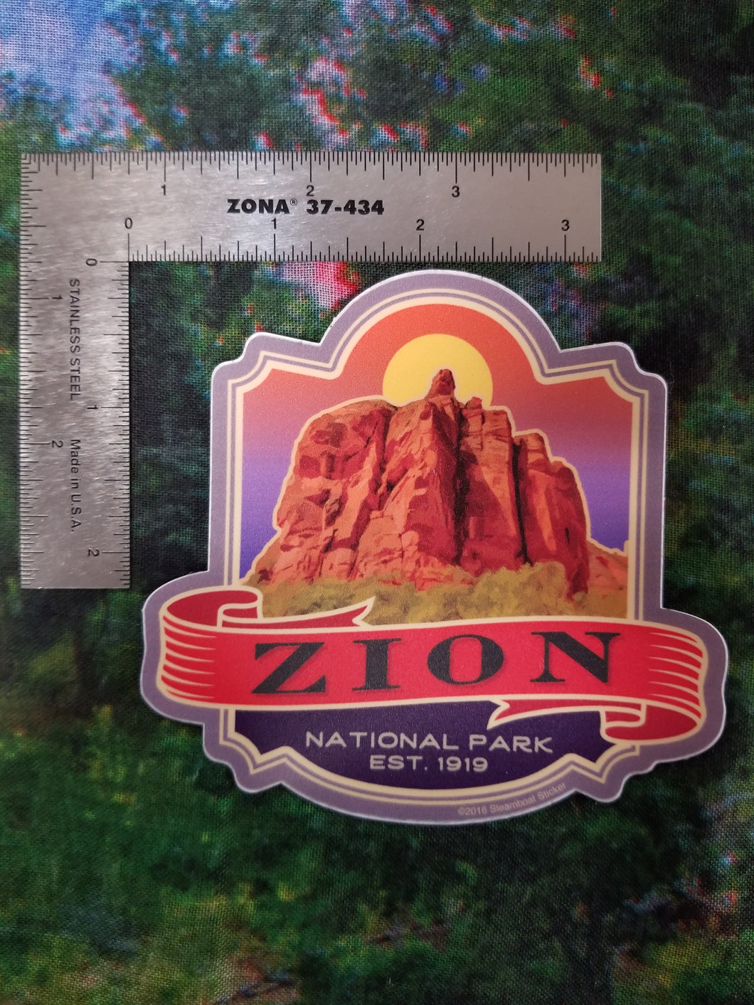 Zion Banner Sticker