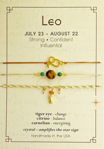Leo Stackable Zodiac Bracelet*