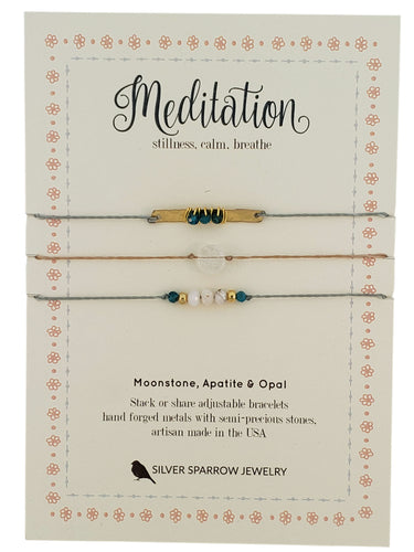 Meditation Stackable Bracelet*