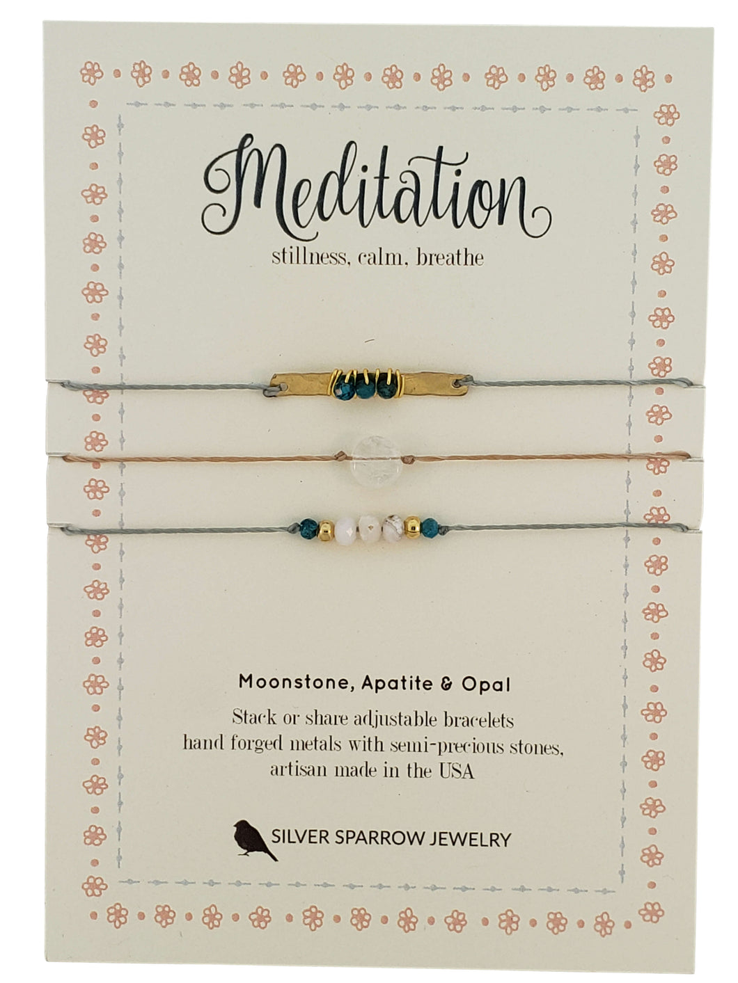 Meditation Stackable Bracelet